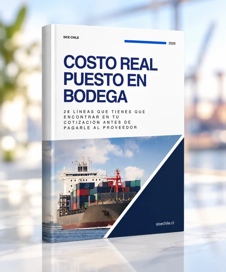 Lista «Costo real puesto en bodega» de SICE Chile