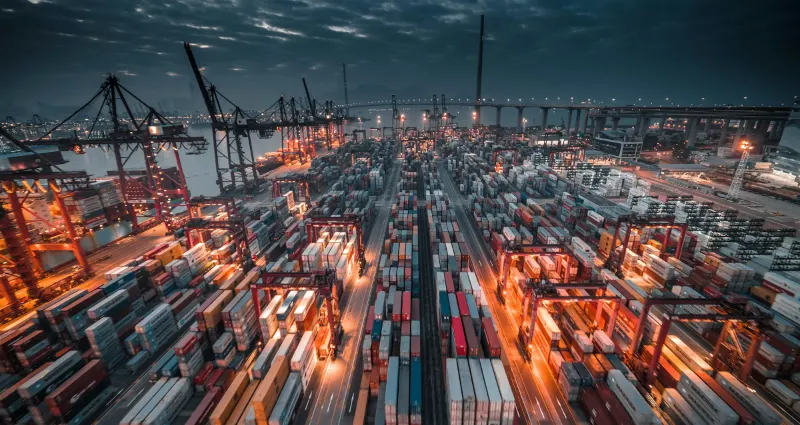 Buque portacontenedores, comercio exterior coordinado por SICE Chile